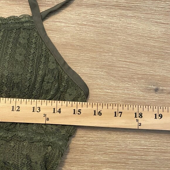 No Boundaries Dress Women's Babydoll Empire Waist Green Sz M Asymmetrical Fairy - Picture 10 of 13